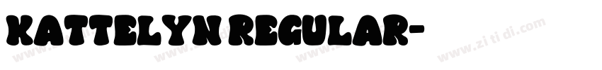 Kattelyn Regular字体转换